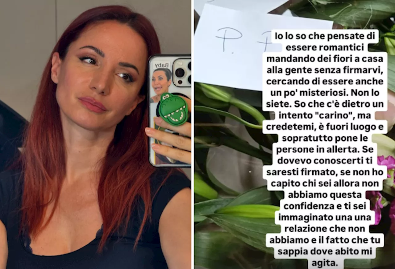 Andrea Delogu, il regalo 'inquietante': 'Non siete romantici, mi agitate soltanto'