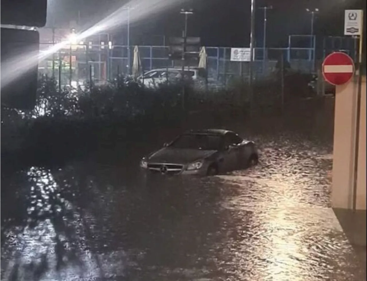 Temporali forti nel Pisano, allagamenti e sottopassi chiusi