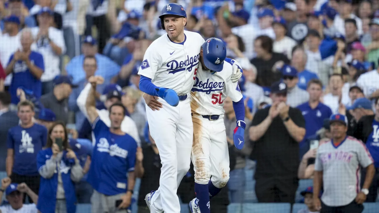 All-Star 1B Freddie Freeman out of Dodgers' lineup for Game 4 of NLCS against Mets