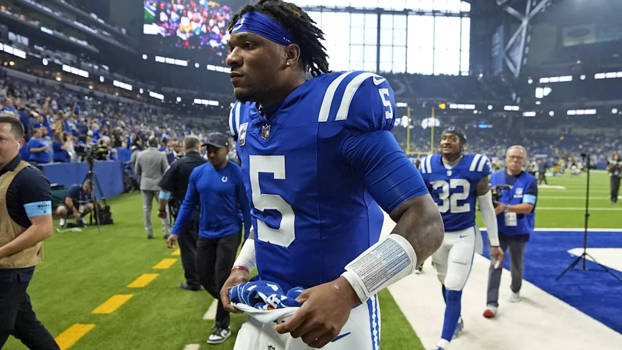 Anthony Richardson hopes to return from injury when the Colts host the Dolphins