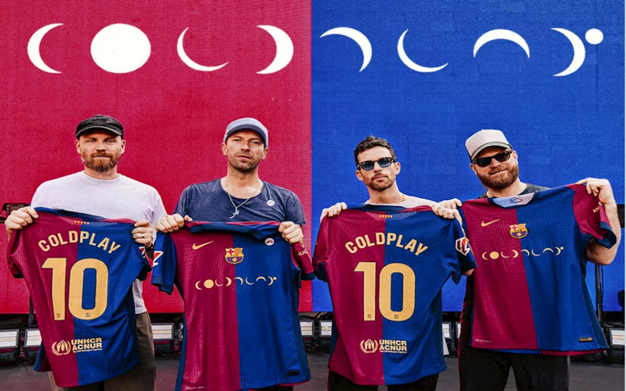 Coldplay engalana la playera del Barcelona para el Clásico