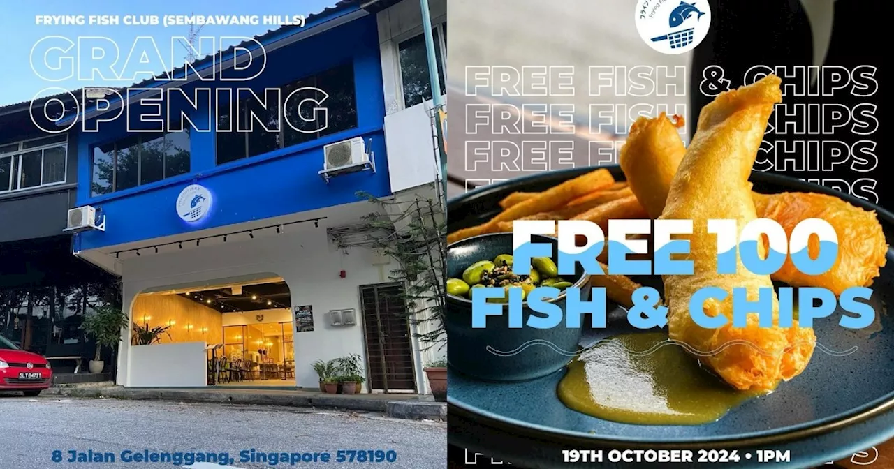 Frying Fish Club celebrates new outlet by giving away 100 free fish and chips