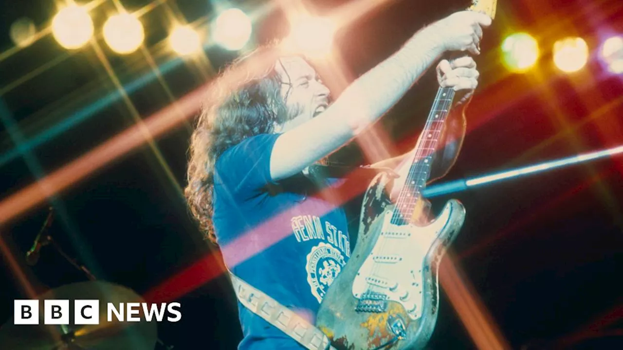 Rory Gallagher's iconic guitar goes under hammer