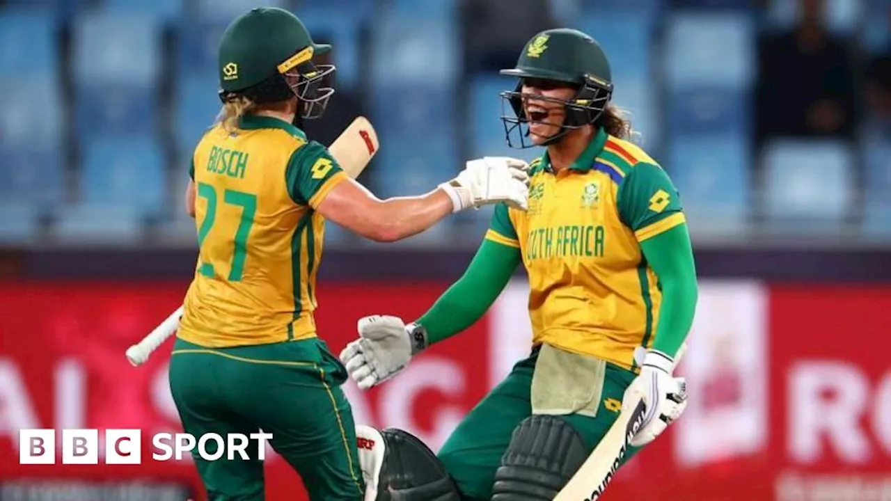 Women's T20 World Cup results: Australia shocked by South Africa in semi-finals