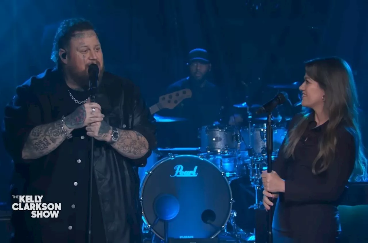 Jelly Roll Joins Kelly Clarkson For a Stirring Performance of ‘I Am Not Okay’: Watch