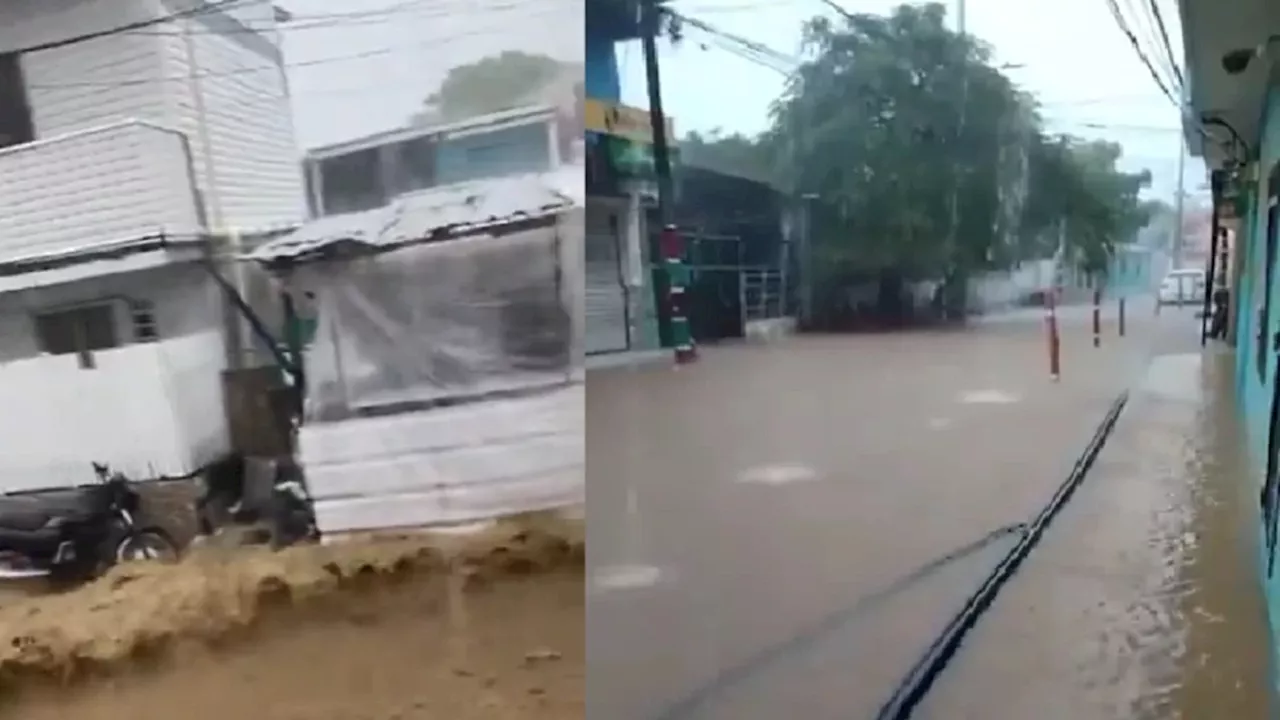 Fuertes lluvias en San Andrés provocan graves inundaciones; autoridades revisan daños