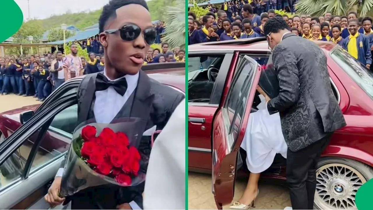 Matric dance duo stuns in lavish outfits, sparking wedding rumors