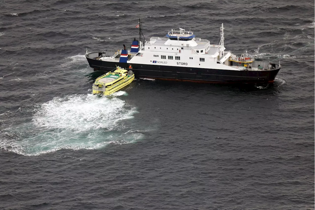 Brannen på fergen MF «Stord» i Sognefjorden er slukket