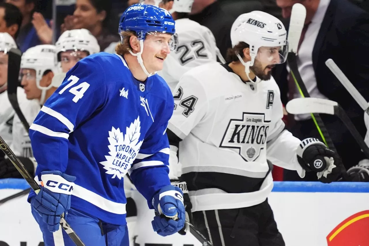 Matthews scores first goal of the season, Leafs use balanced attack to down Kings