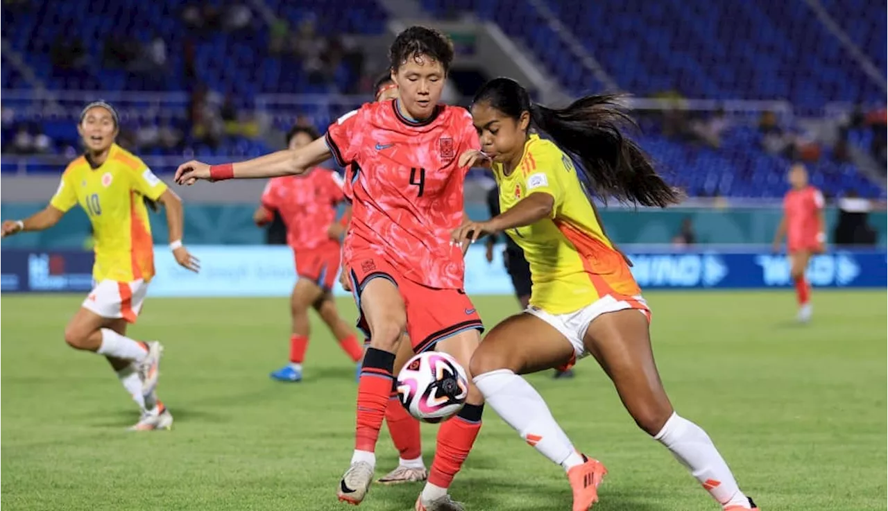 Colombia inicia el Mundial Femenino Sub-17 con empate ante Corea del Sur