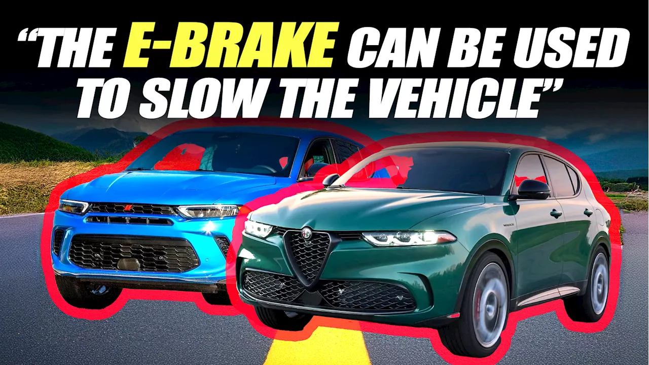 Stellantis Tells Dodge Hornet And Alfa Tonale Owners To Use E-Brake If Brake Pedal Collapses