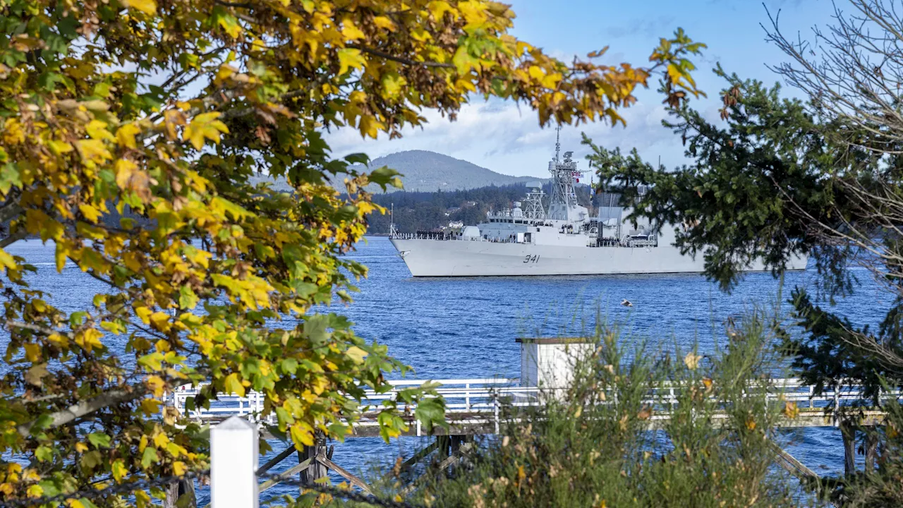 240-crew navy vessel departs Esquimalt for deployment in Indo-Pacific