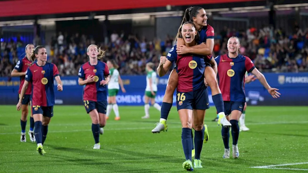 Barcelona hammers Hammarby 9-0 to equal club record Women’s Champions League victory