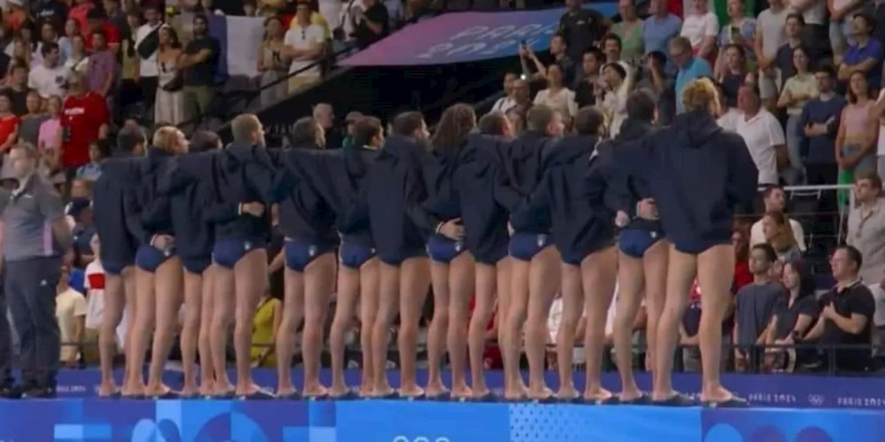 Settebello sospeso sei mesi dopo la protesta alle Olimpiadi: 'Aggrediti gli arbitri'