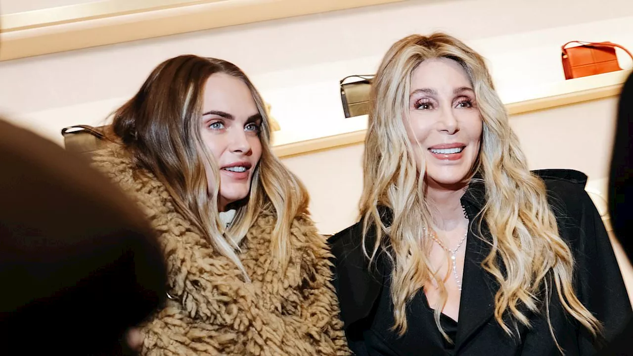 Cher and Cara Delevingne lead the glam at the reopening of Burberry's 57th Street store in NYC