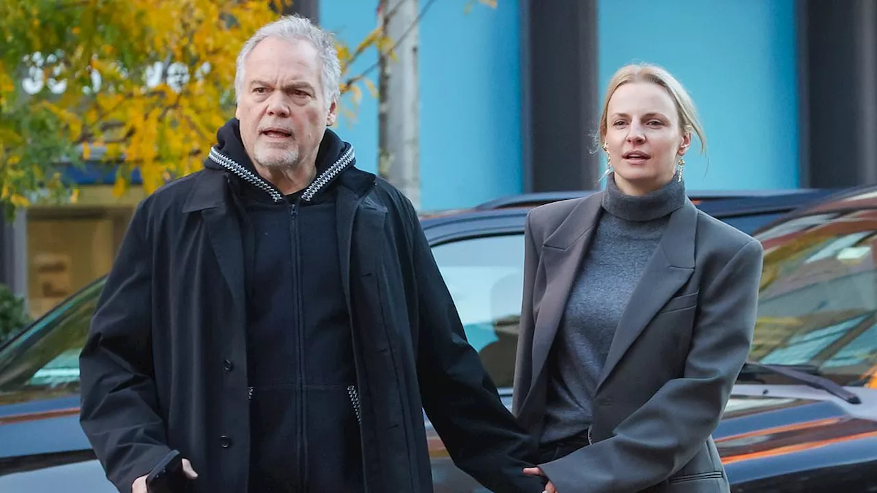 Law & Order alum Vincent D'Onofrio holds hands with younger woman a year after Carin van der Donk...