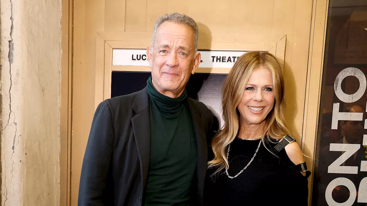 Tom Hanks and Rita Wilson attend opening night of Adam Driver's off-Broadway play in NYC