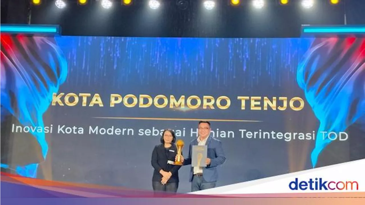 Punya Kota Modern Berbasis TOD, Podomoro Tenjo Sabet detikcom Awards 2024