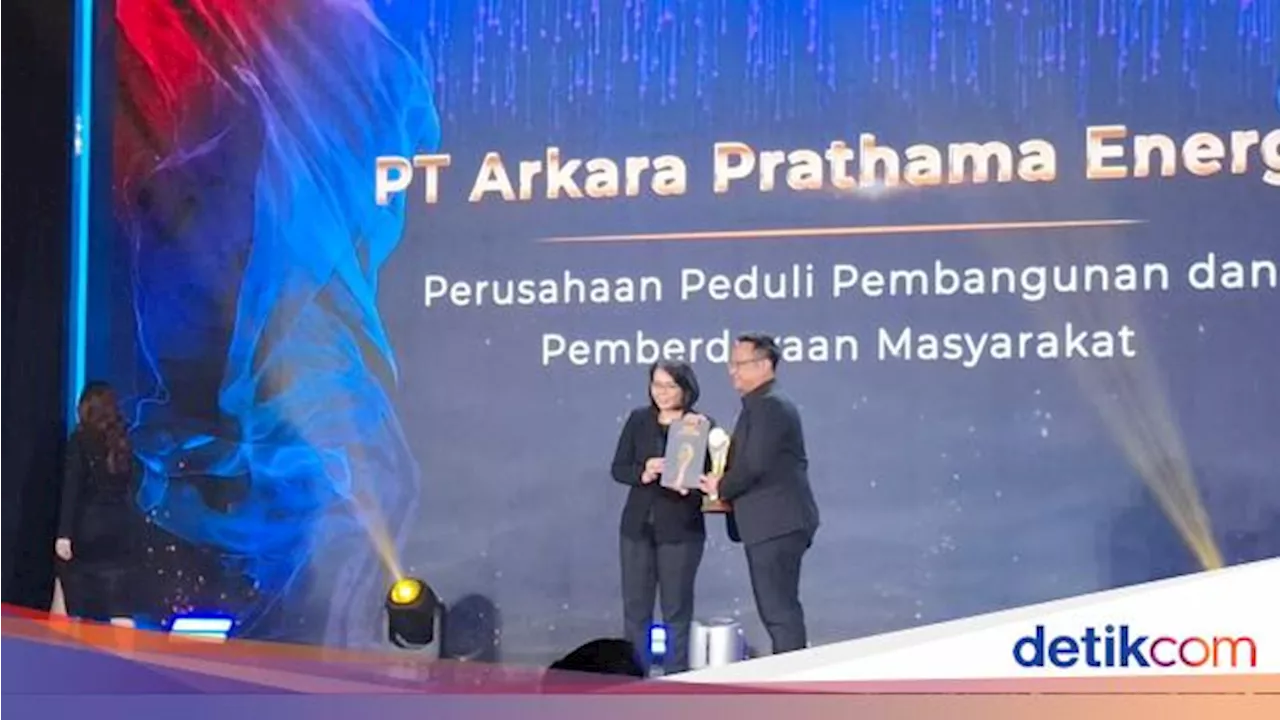 Arkara Prathama Energi Raih Penghargaan di detikcom Awards 2024