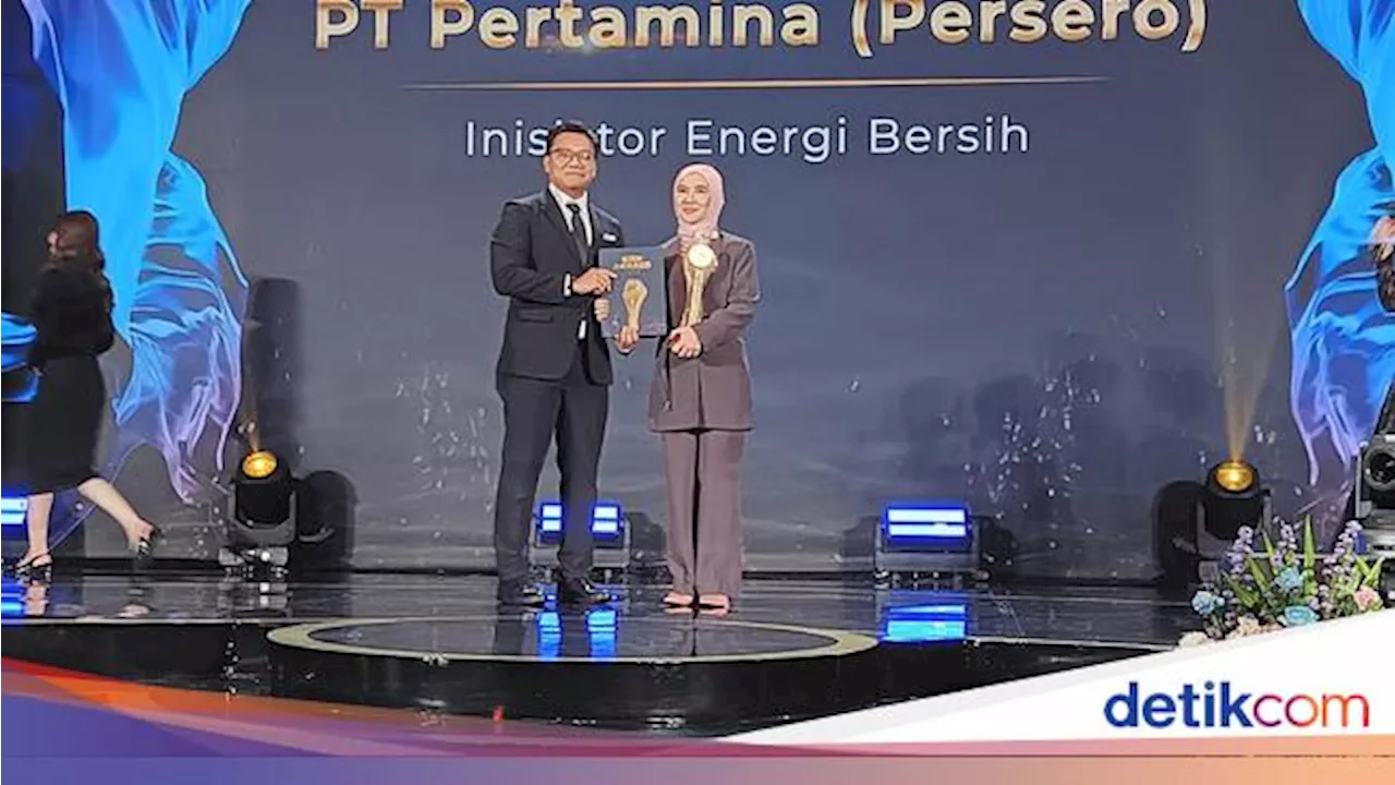 Olah Tebu-Minyak Jelantah, Pertamina Dinobatkan Inisiator Energi Bersih