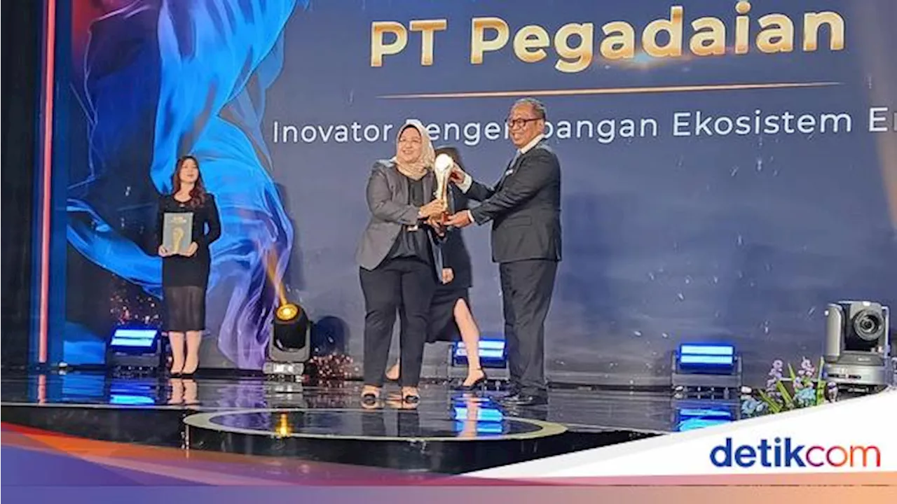 Pegadaian Dinobatkan Inovator Ekosistem Emas di detikcom Awards 2024