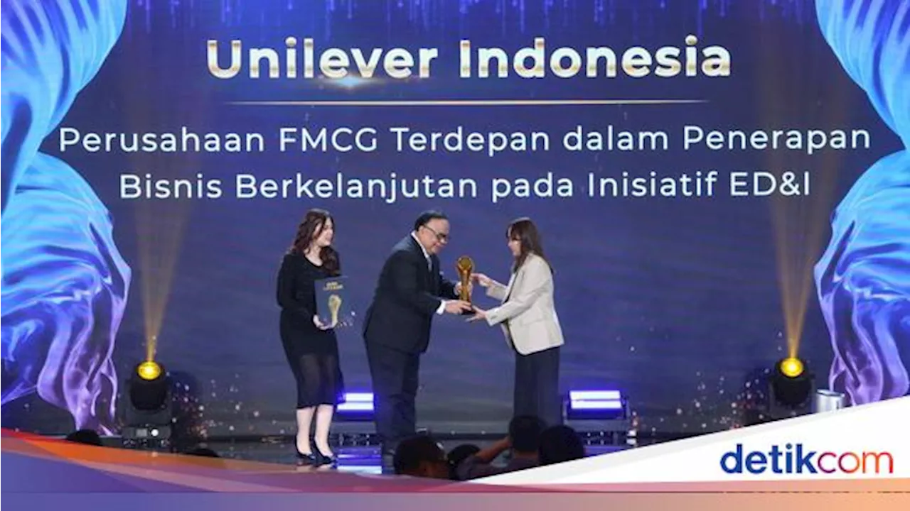 Unilever Sabet detikcom Awards Berkat Bisnis Berkelanjutan