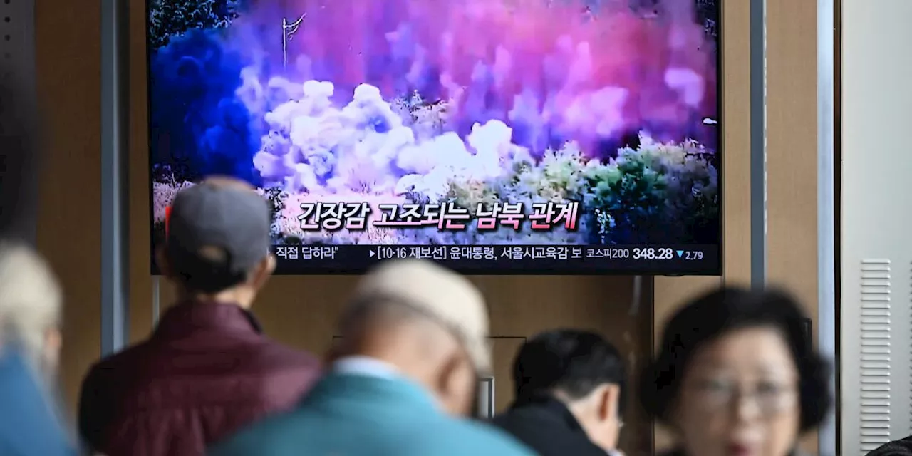 Corea del Norte dinamitó vías férreas y carreteras que conectan con el 'Estado hostil' de Corea del Sur