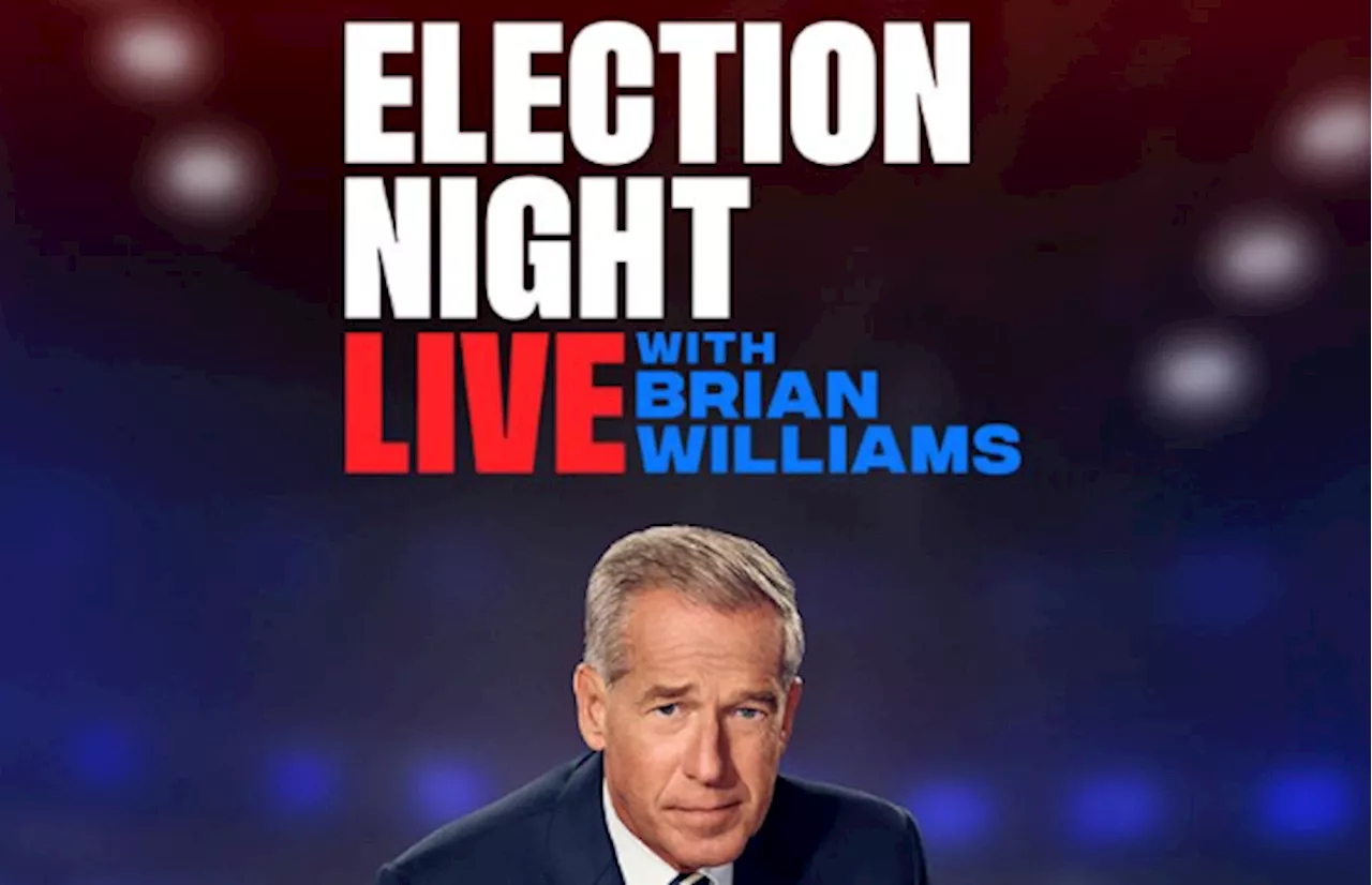 Amazon will stream an election night special with Brian Williams