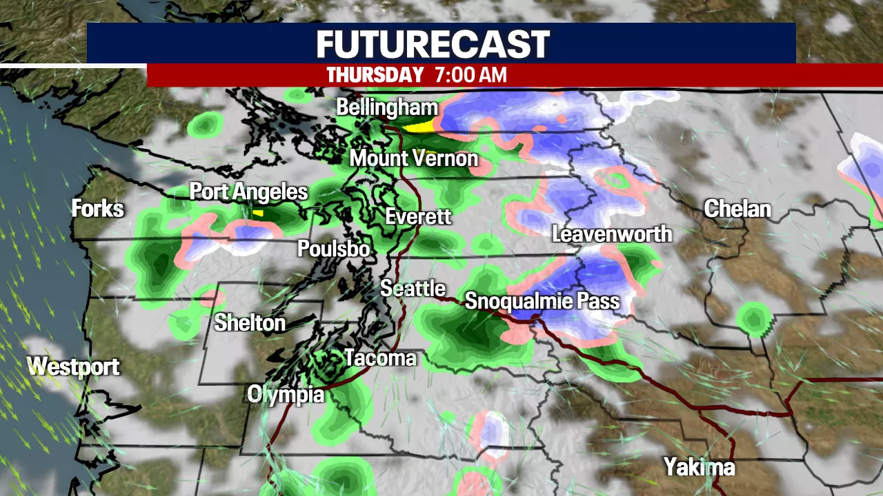 Seattle weather: Showers to start Thursday, afternoon sunbreaks