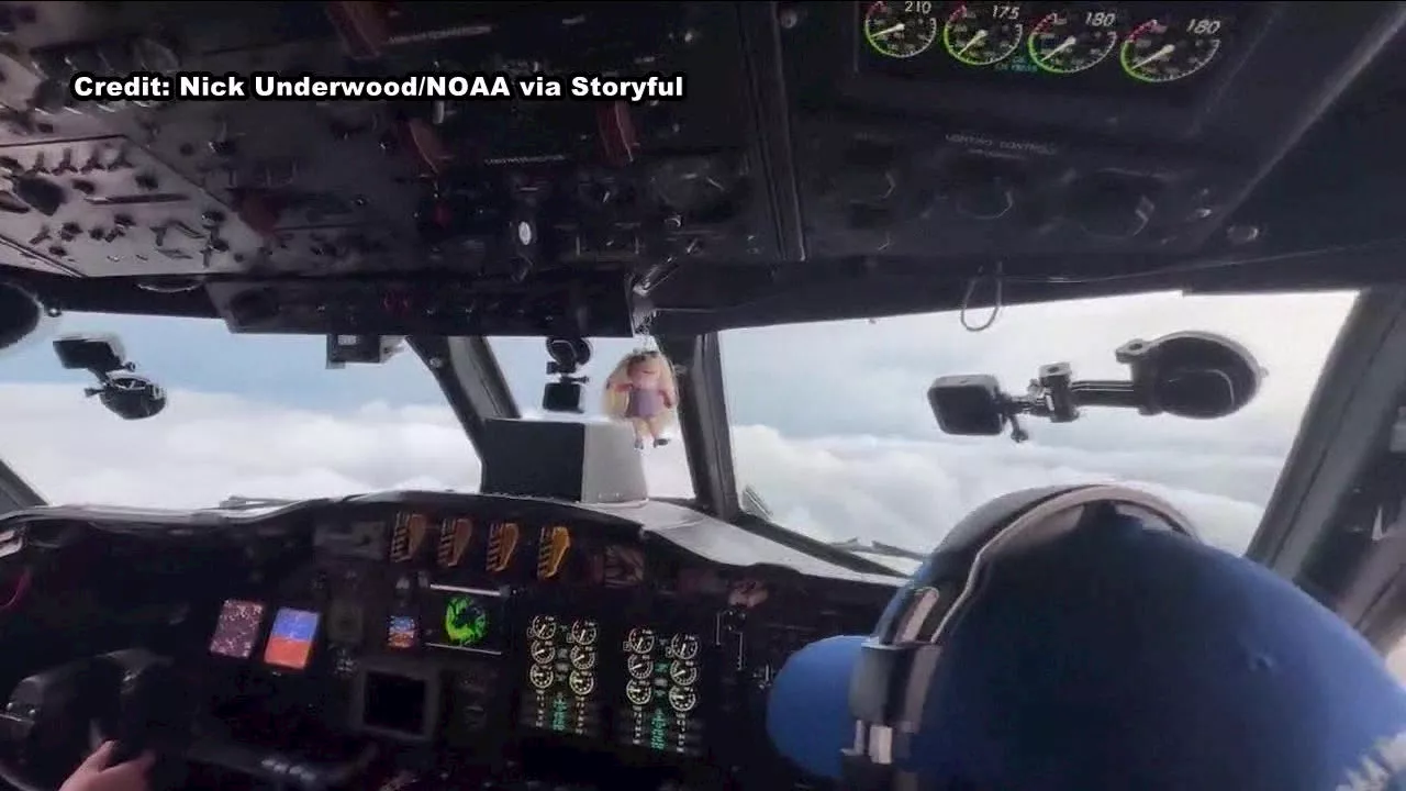 Hurricane hunter pilot shares perils of flying through 200 mph winds during Hurricane Milton