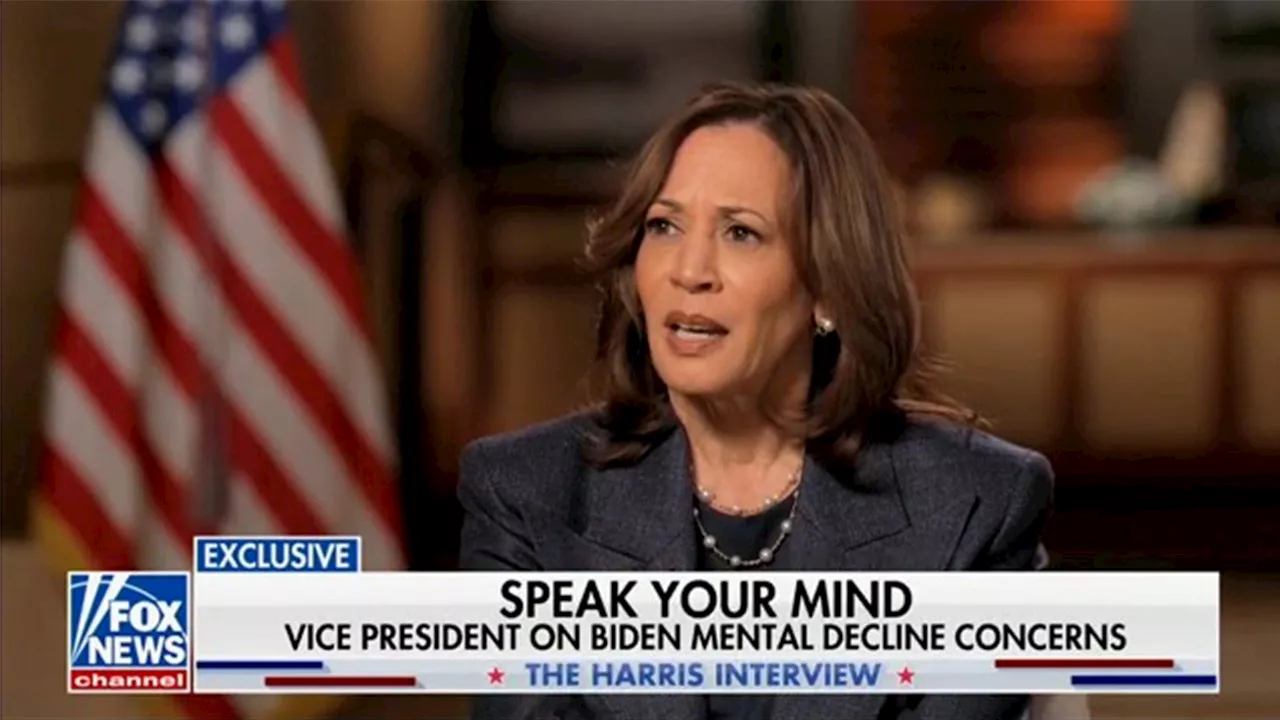 Kamala Harris avoids questions about Biden's mental decline: 'Joe Biden is not on the ballot'