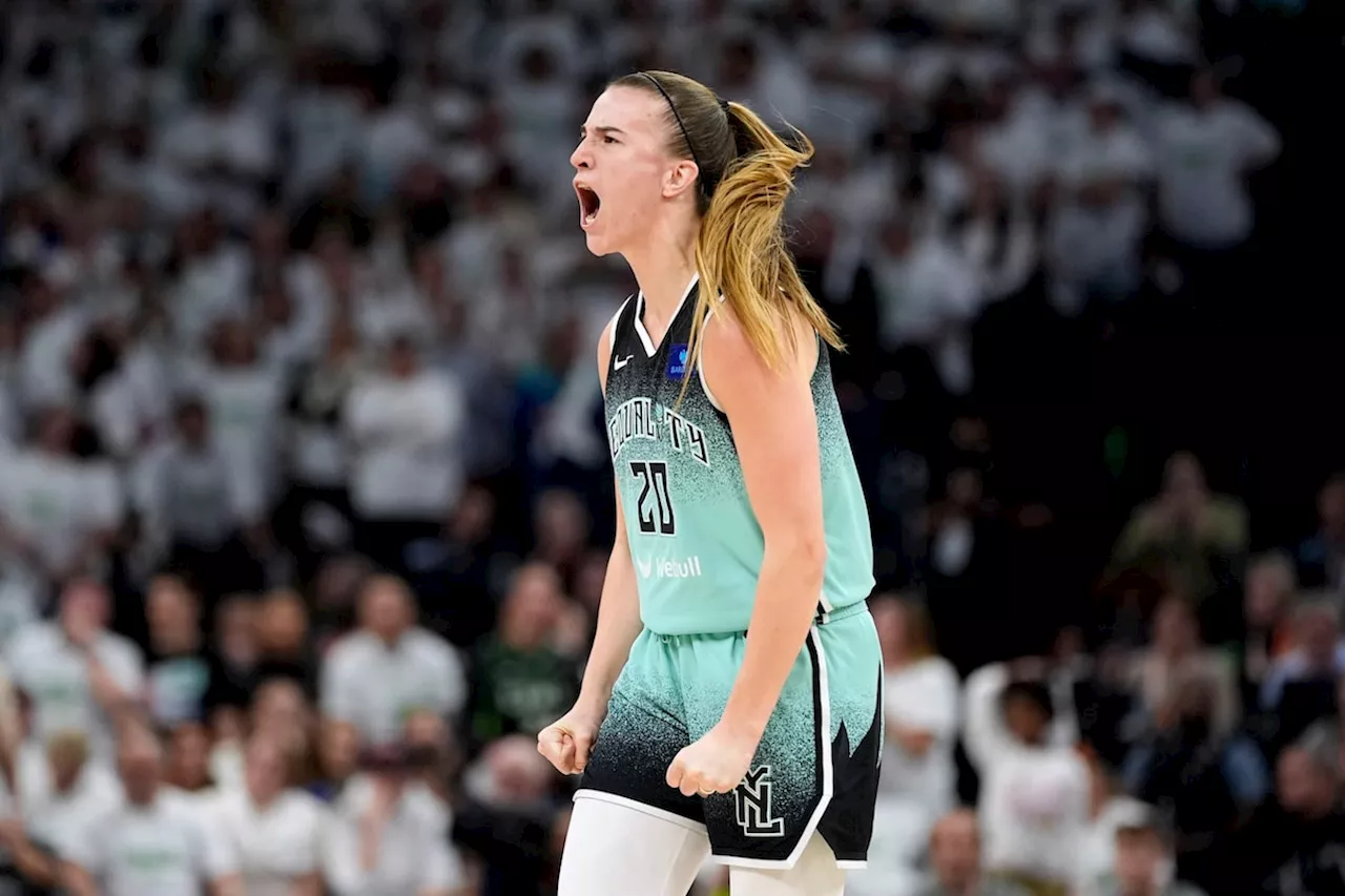 Ionescu’s 3-pointer with one second left gives Liberty 80-77 win over Lynx and 2-1 lead in WNBA Finals