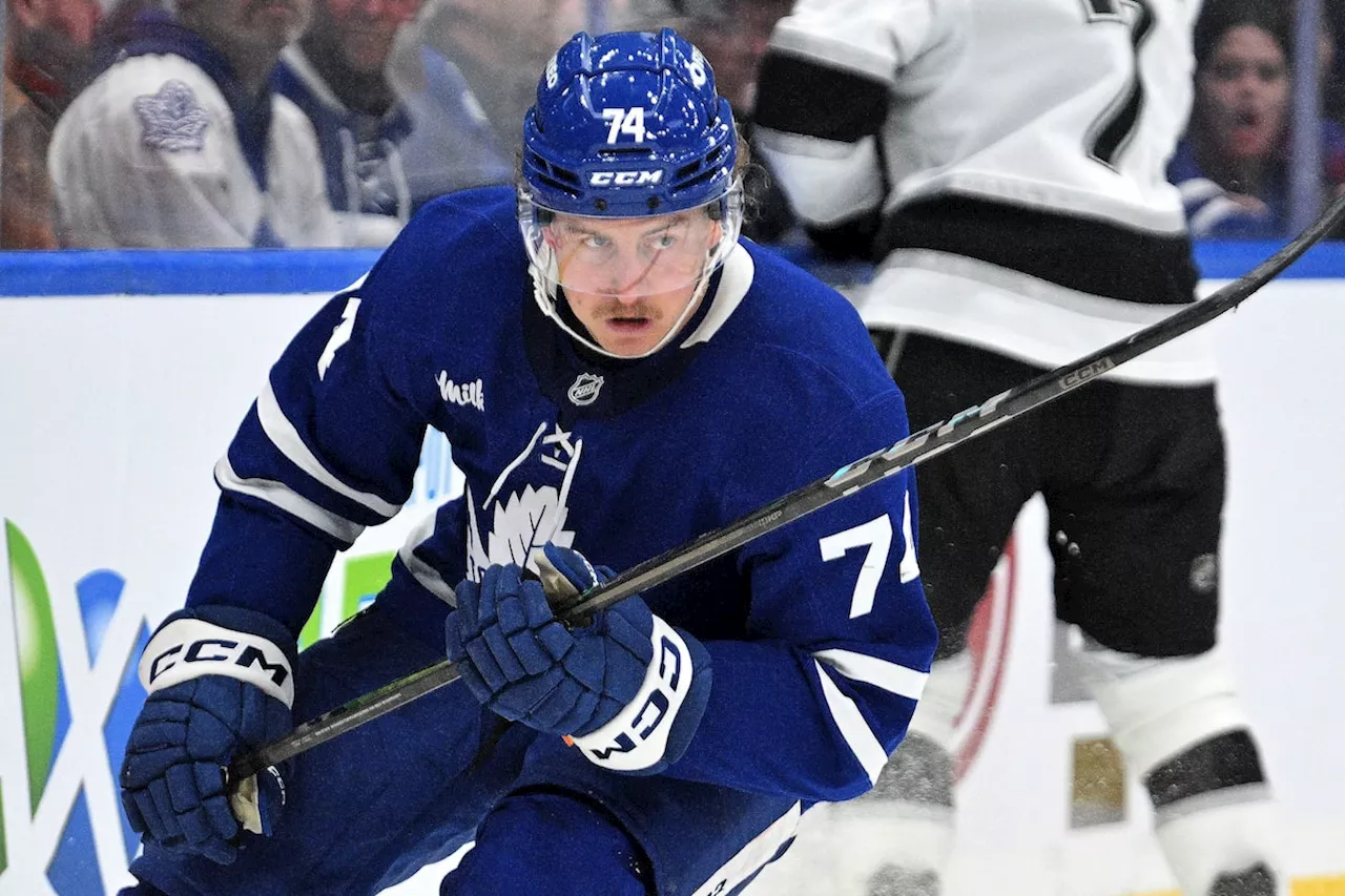 Maple Leafs winger Bobby McMann finding game after opening-night scratch