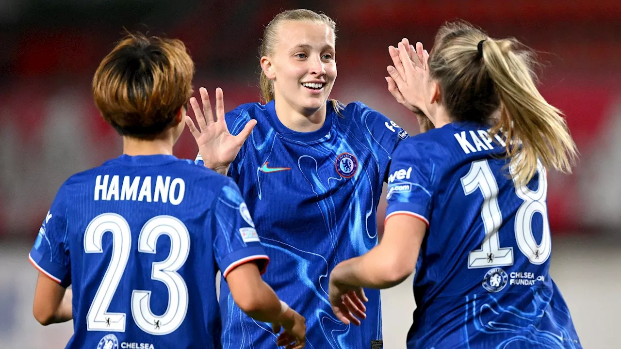 Chelsea women's player ratings vs Twente: Aggie Beever-Jones takes her chance to impress onlooking Lionesses boss Sarina Wiegman in comfortable Champions League win