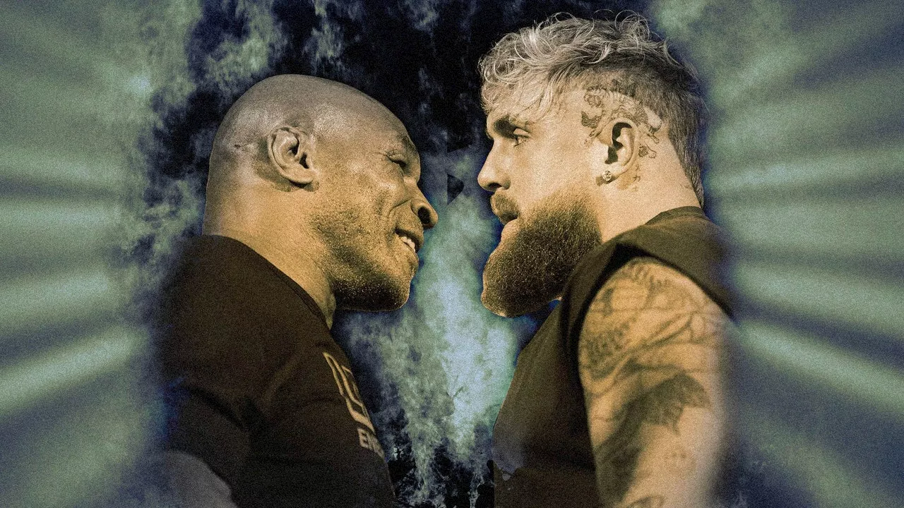 Mike Tyson et Jake Paul s'affrontent sur le ring le 15 novembre 2024