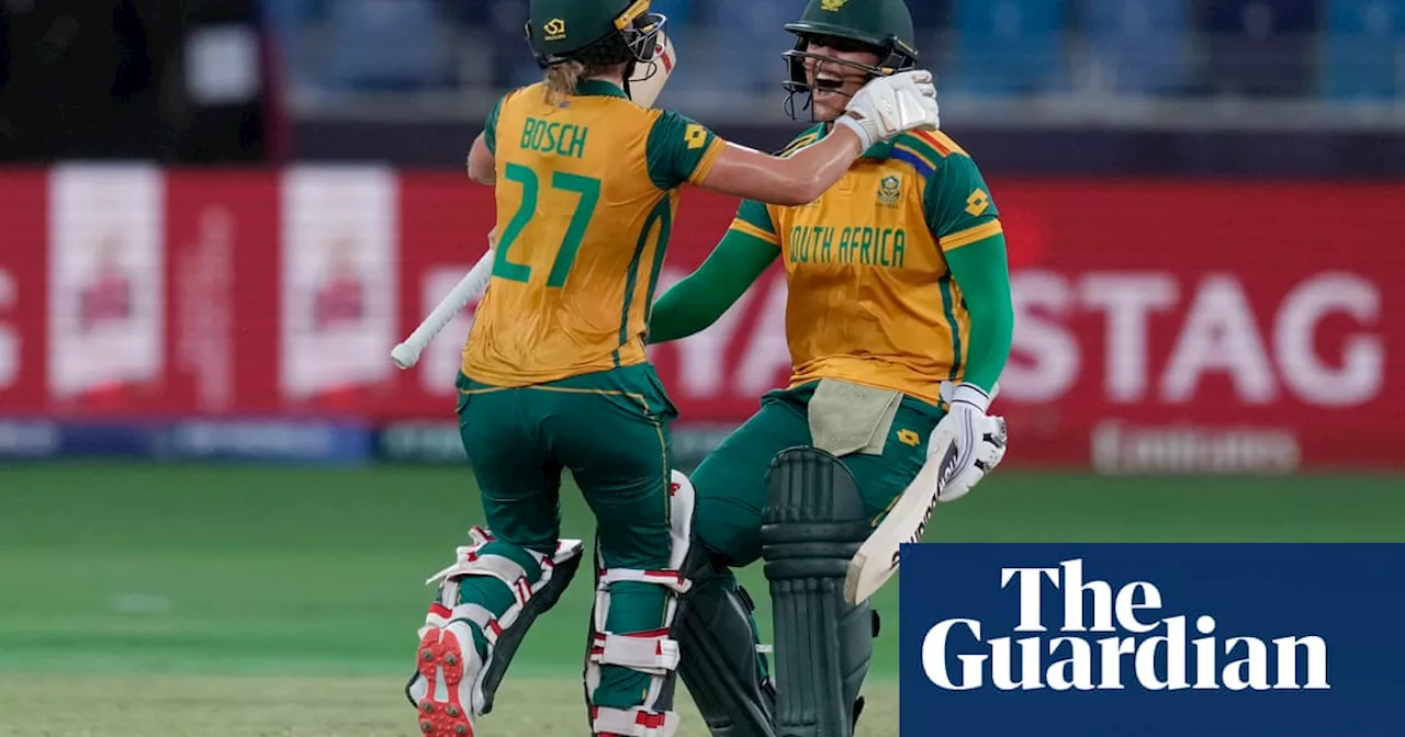 Women’s T20 World Cup: holders Australia humbled by South Africa