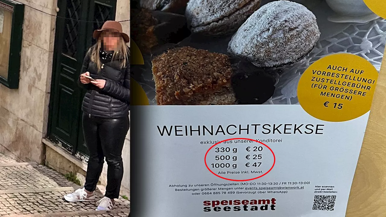 'Essen wird langsam zum Luxus' - Preise für Weihnachtskekse bringen Wienerin zum Kochen