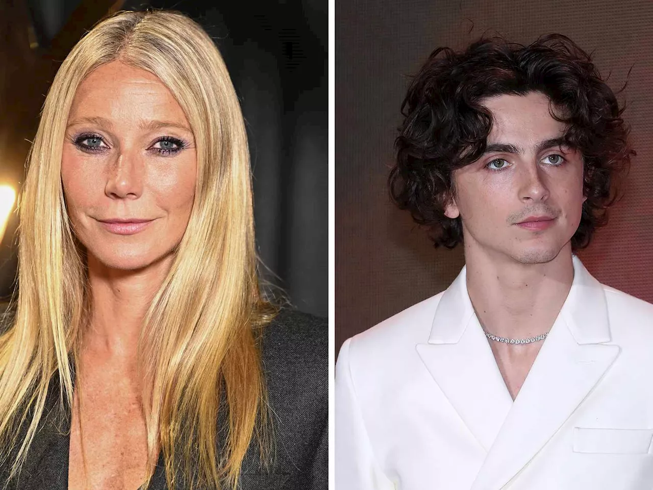 Gwyneth Paltrow and Timothée Chalamet Just Made Out on the Set of Their New Movie