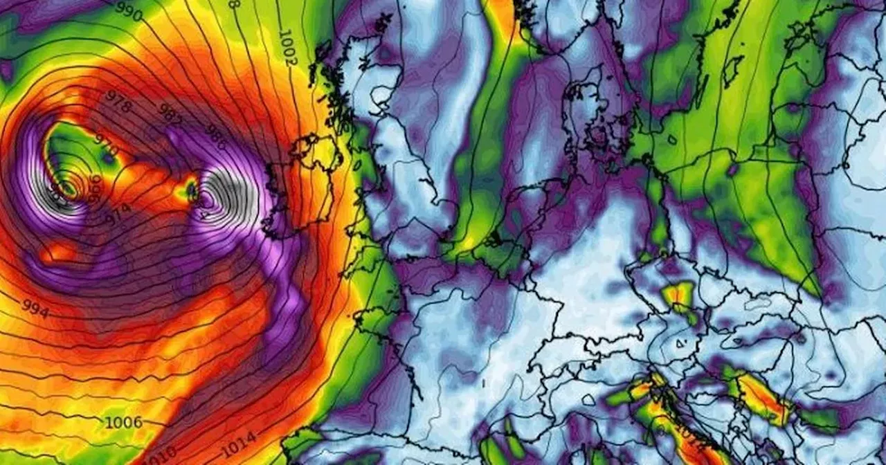 Exact date 'Storm Ashley' to strike as Met Eireann issue extremely rare advisory