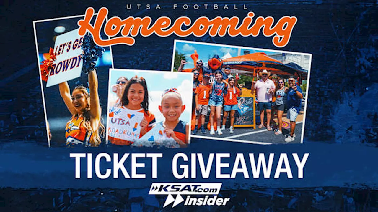 KSAT Insider: Enter for a chance to win tickets to UTSA’s 2024 Homecoming