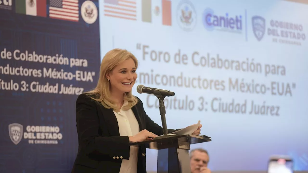 Chihuahua líder en exportación de productos electrónicos que se fabrican en México: Maru Campos