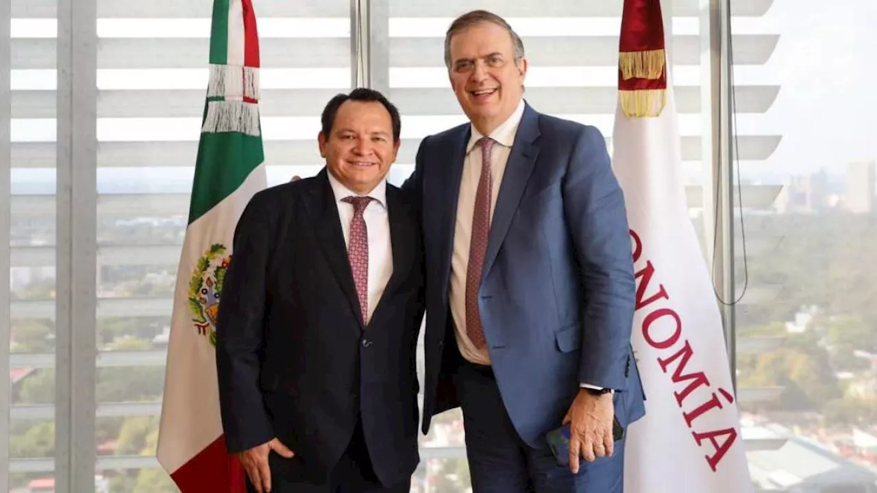 Ebrard y Delgado reafirman compromiso con los proyectos del Gobierno de Yucatán