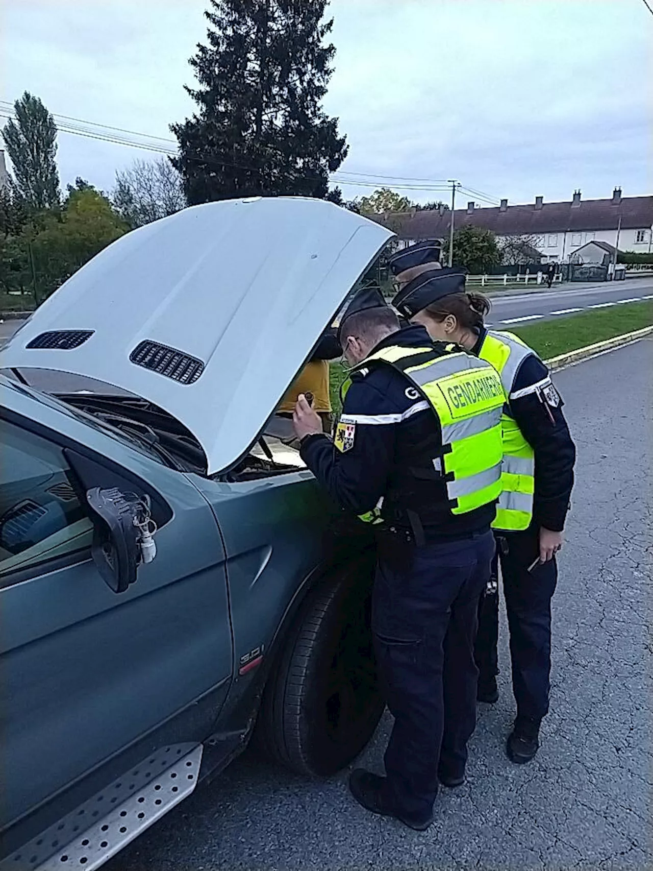 Les comportements dangereux traqués par les gendarmes dans l'Oise, plusieurs véhicules immobilisés