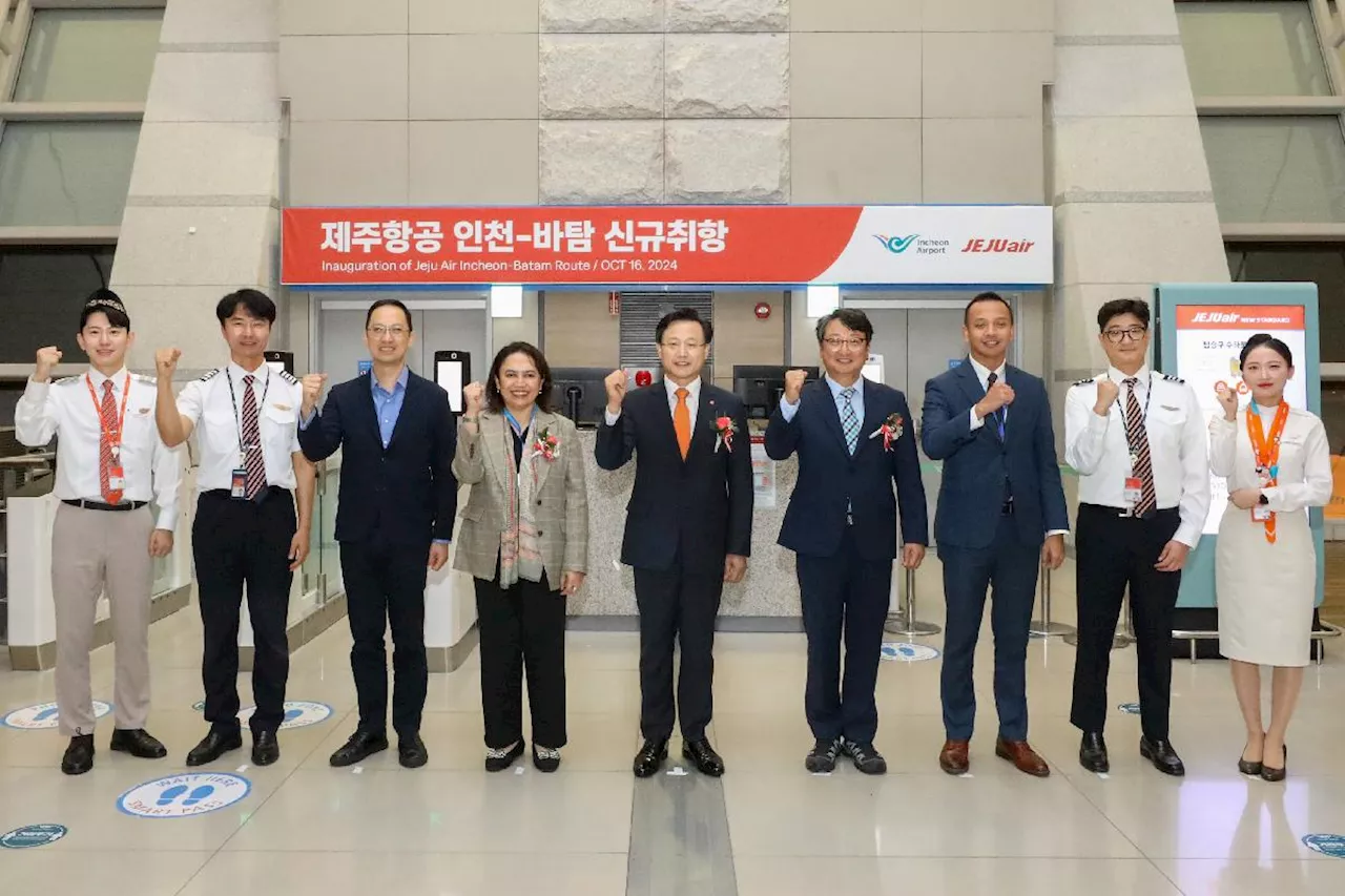 인천공항 직영 ‘바탐’에 첫 비행기 떴다…제주항공, 인천~바탐 정기 취항