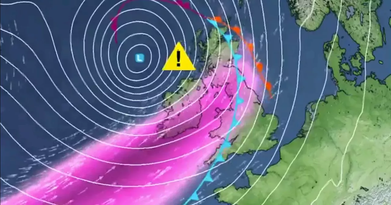 Met Office issues update on Atlantic 'weather bomb' as 'damaging winds' forecast