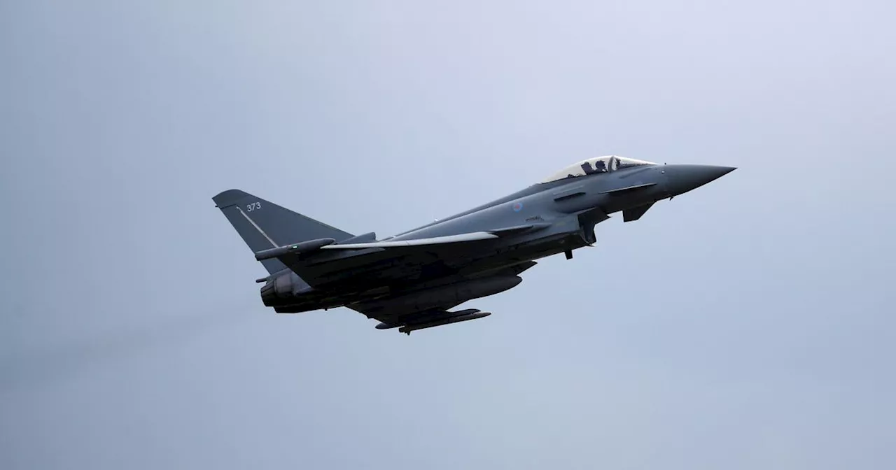 Typhoon jets drafted in to intercept flight to UK after 'emergency'