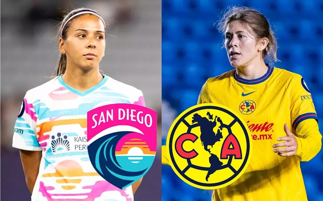 San Diego Wave vs América Femenil HOY Partido de la Concacaf W