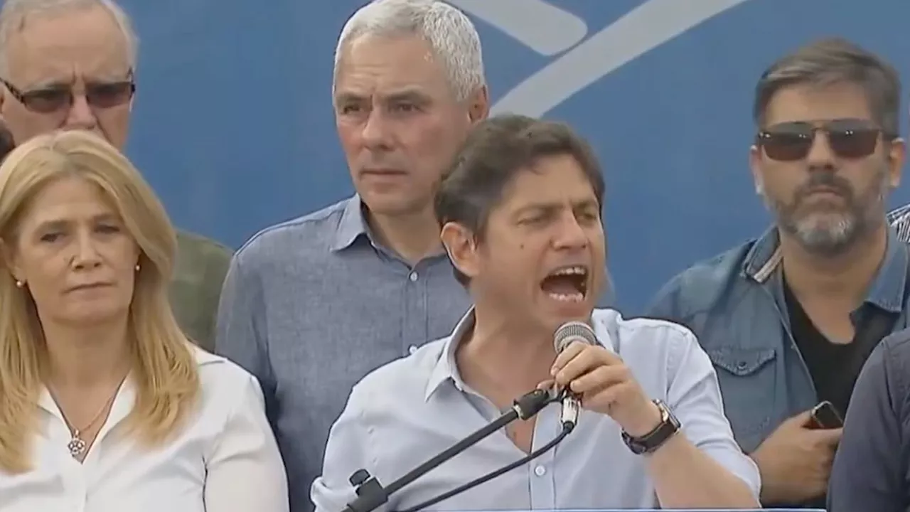 Axel Kicillof pidió terminar con la 'persecución' a Cristina Kirchner: 'Basta de proscripciones'