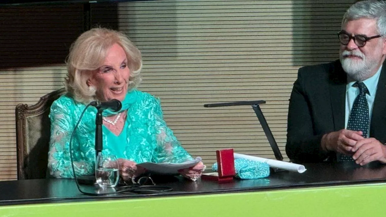 Mirtha Legrand fue homenajeada por la UBA y mostró su apoyo a la lucha universitaria