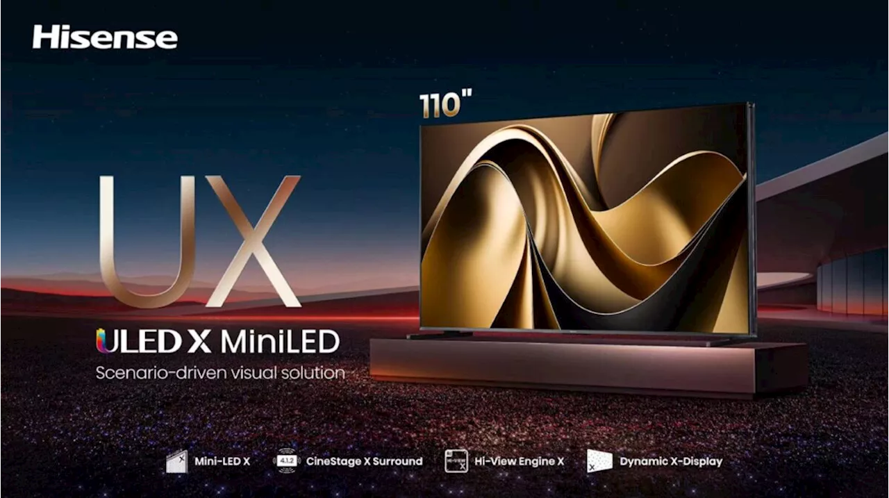 Hisense’s impressive 110-inch ULED X LED TV now available in South Africa